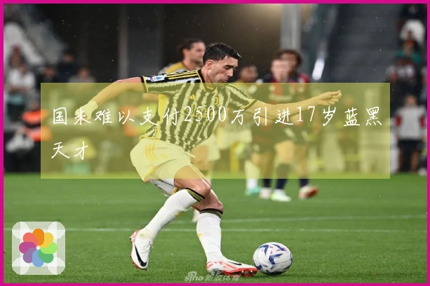 国米难以支付2500万引进17岁蓝黑天才
